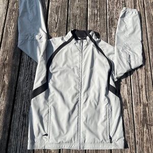 Adidas sports jacket grey